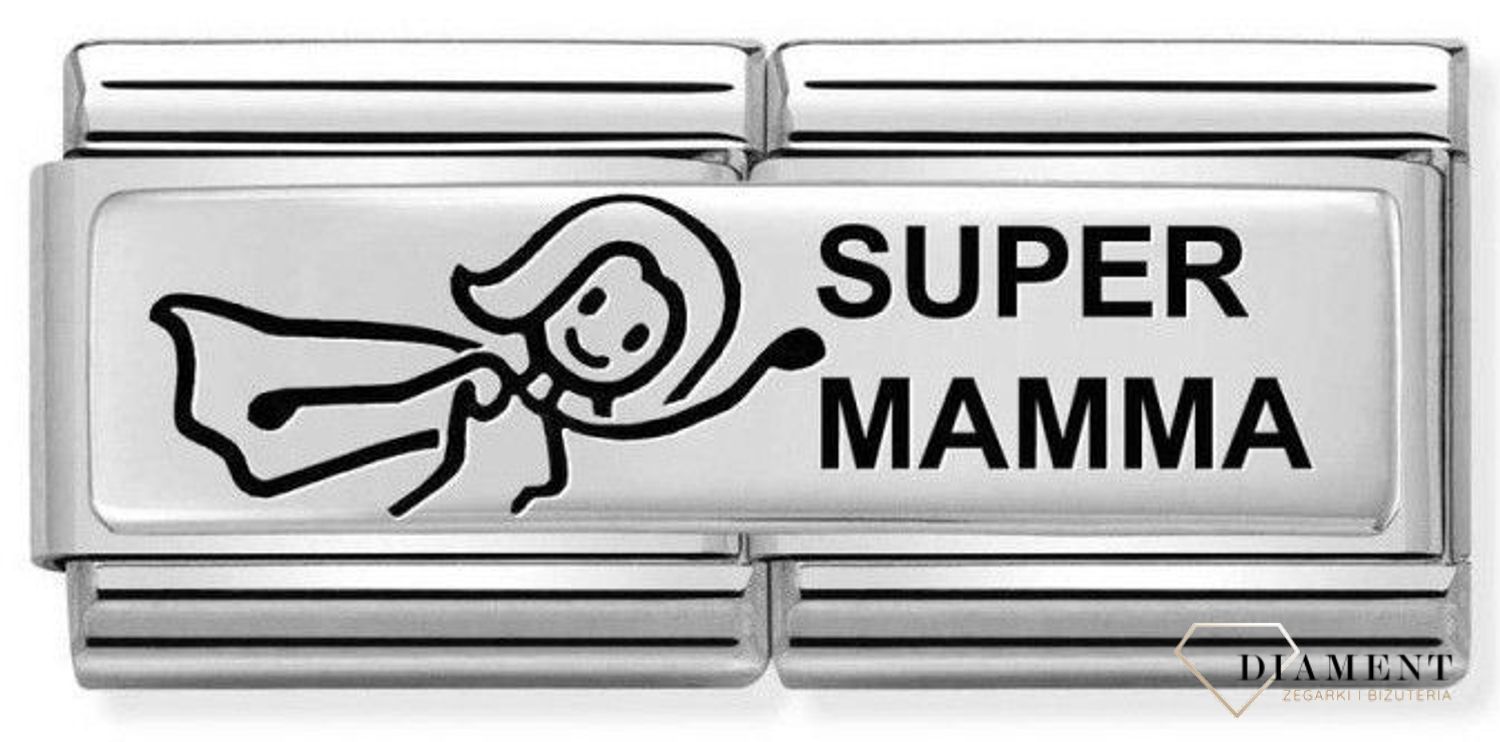 Nomination Link 925 zawieszka srebrne Super Mama ✓ Nomination Italy ✓ Nomination baza ✓ Bransoletka Nomination ✓ Bransoletka ze stali ✓ Kurier 24h ✓ Gwarancja najniższej ceny (5)-001.jpg